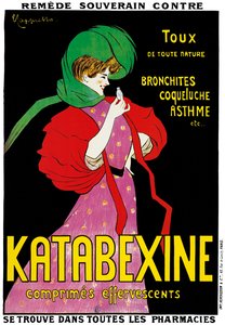 إعلان ملصق أدوية "Katabexine" ، 1898